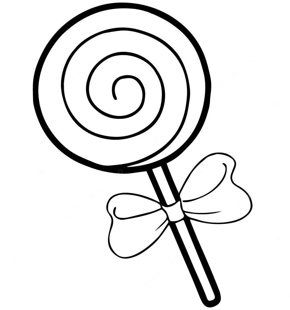 Lollipop coloring pages