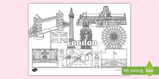 London landmarks louring page teacher made
