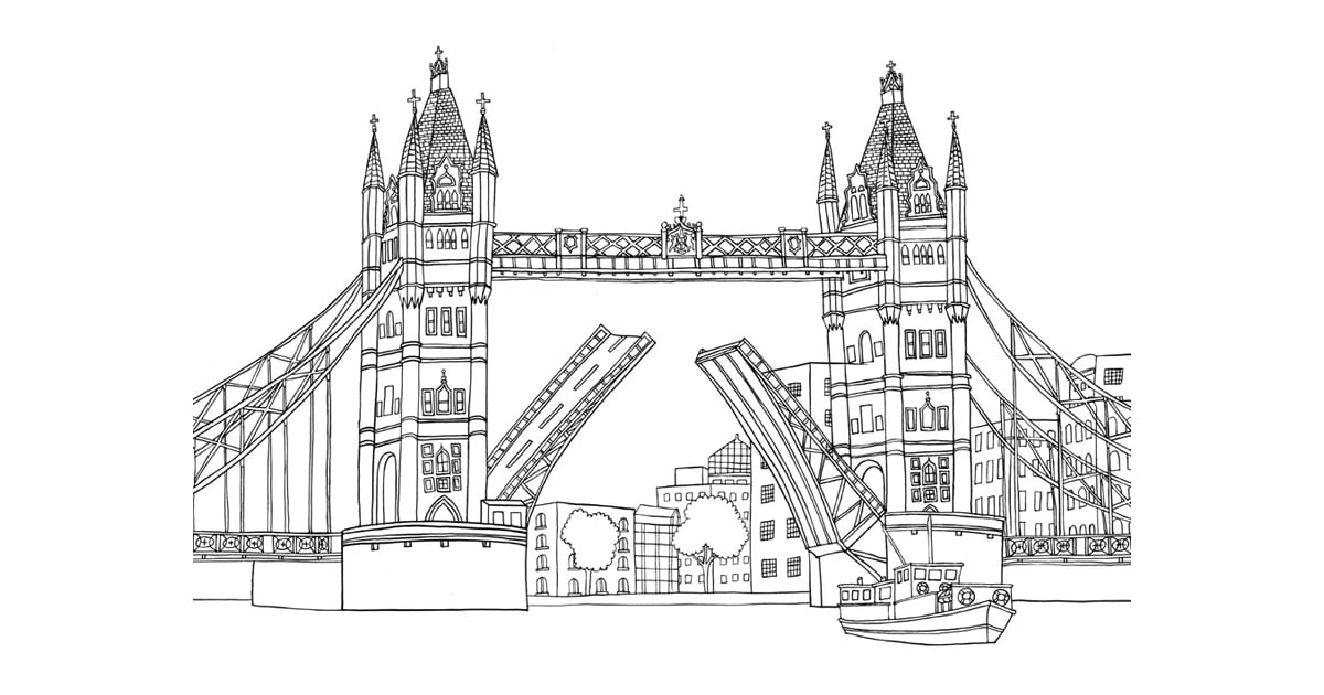 Get the louring page london bridge printable adult louring pages that will help you de