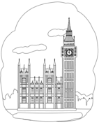 London coloring pages free coloring pages