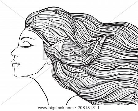 Young beautiful girl vector photo free trial bigstock