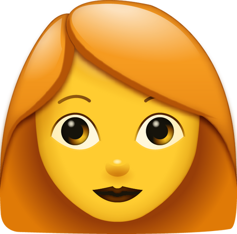 Red hair woman emoji free download all emojis emoji island