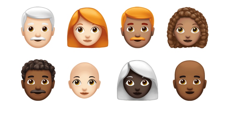 World emoji day see the new redhead gray hair emojis