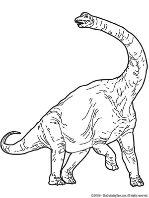 Brachiosaurus coloring pages