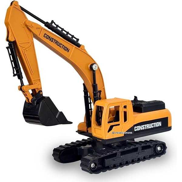 Brand conquer excavator construction bulldozer long crane engeerg vehicle model unbreakable toy for years old boy and girl vehicles set for kids