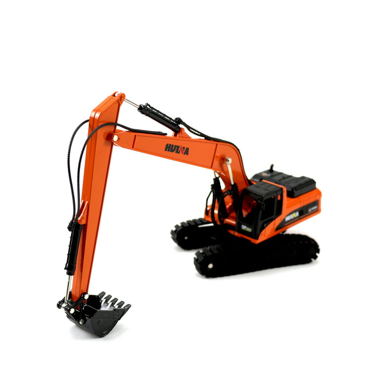 Veee metal huina alloy long arm excavator toy model