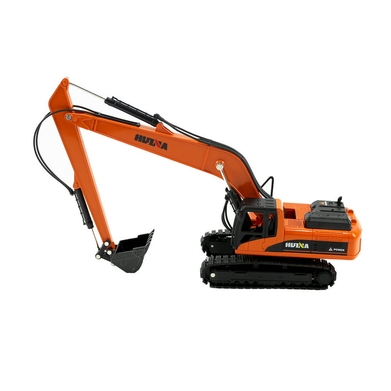 Veee metal huina alloy long arm excavator toy model