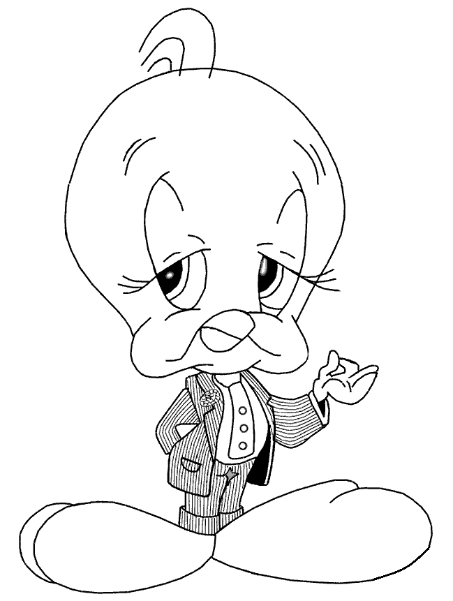 Looney tunes characters coloring pages printable for free download