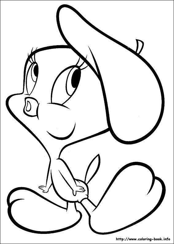 Looney tunes coloring picture