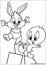 Baby looney tunes coloring pages on coloring