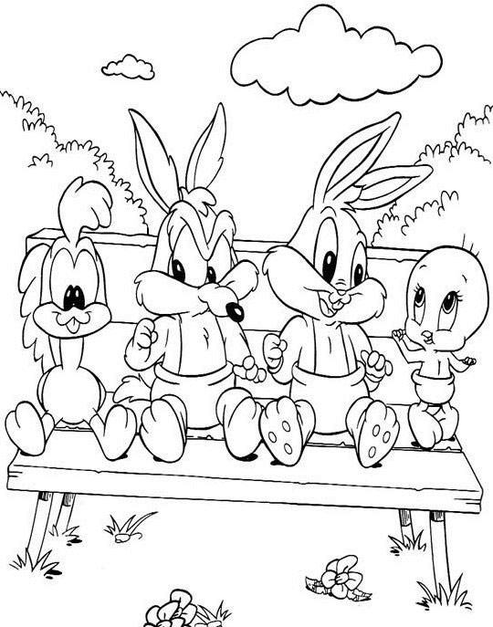 Looney tunes coloring pages to print