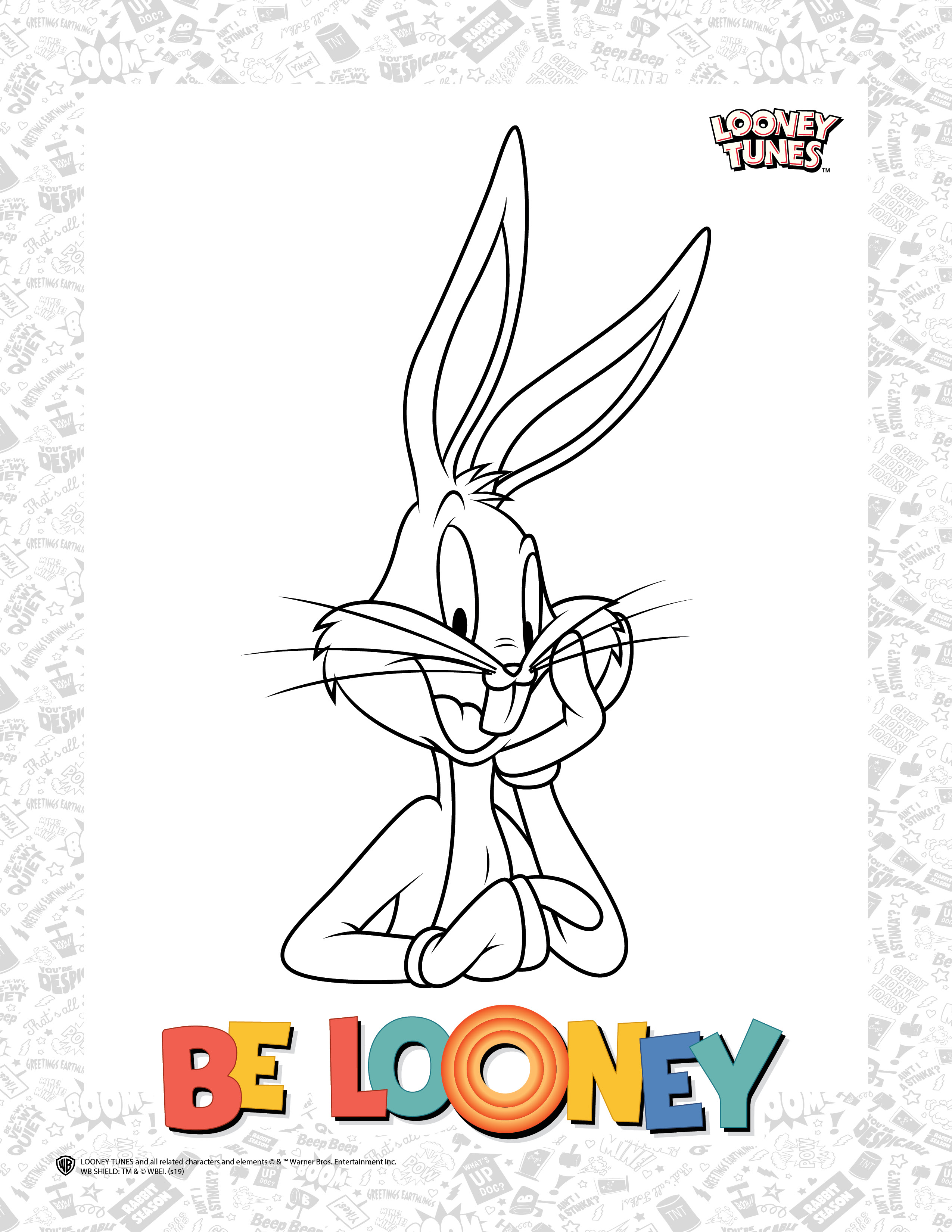 Looney tunes louring pages articles