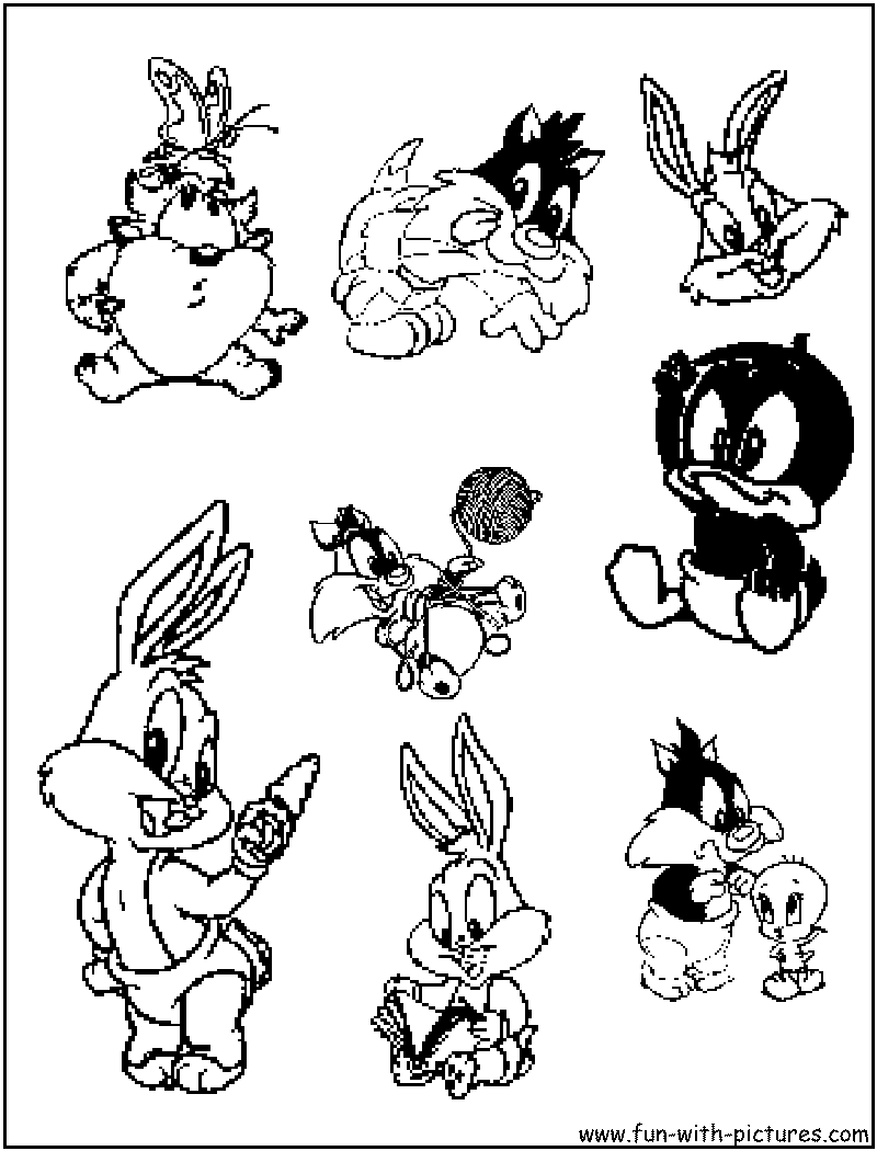 Looney tunes coloring pages