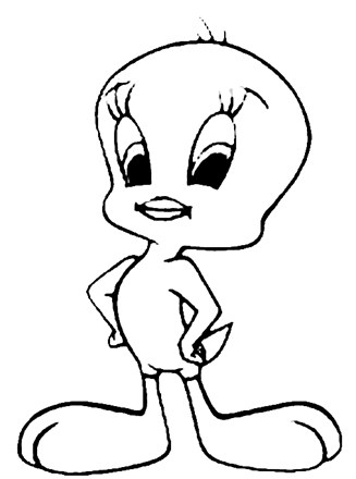 Looney tunes coloring page