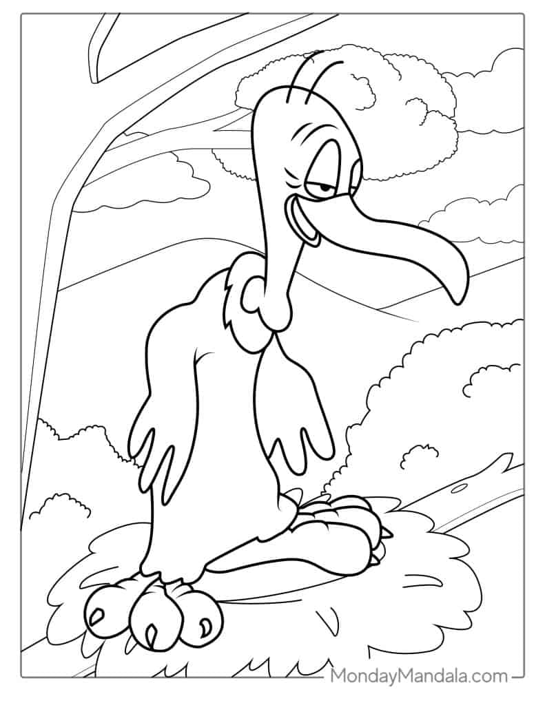 Looney tunes coloring pages free pdf printables