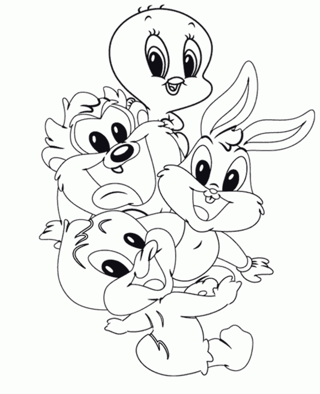 Free printable looney tunes coloring pages for kids