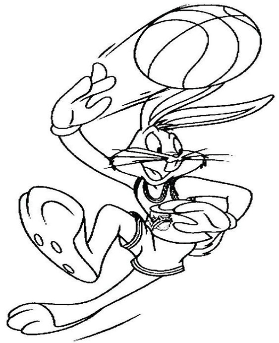 Free easy to print looney tunes coloring pages