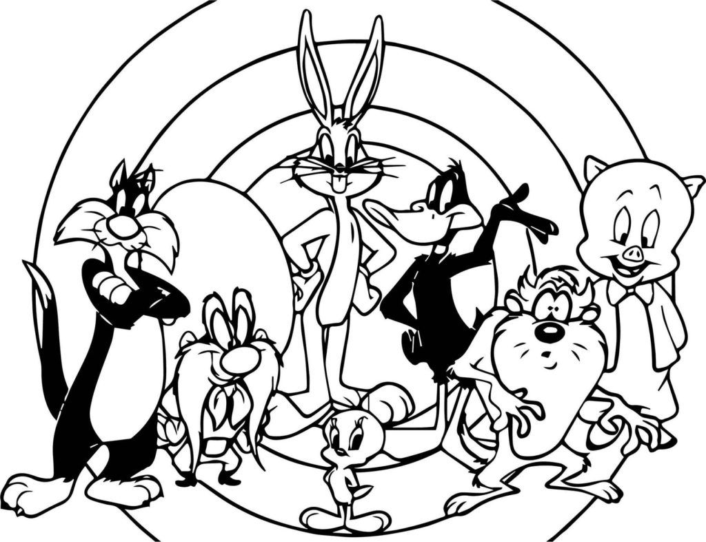 Looney tunes coloring pages