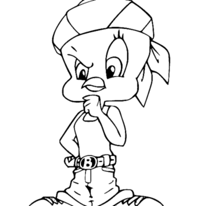 Tweety coloring pages printable for free download