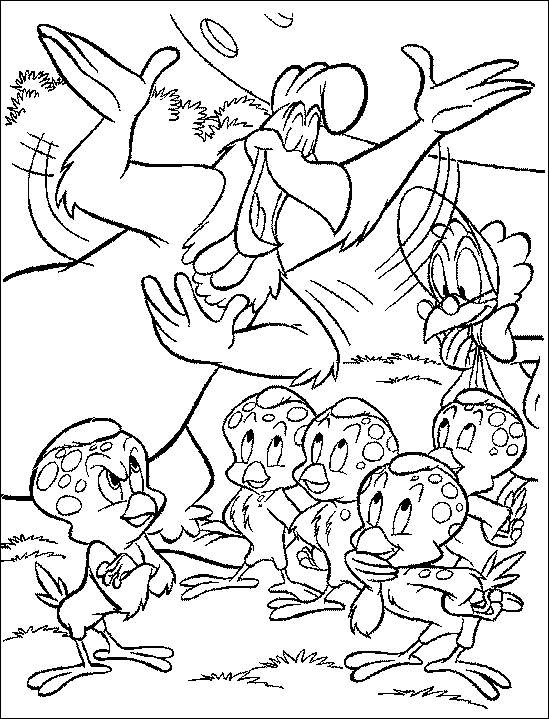 Looney tunes coloring pages for kids