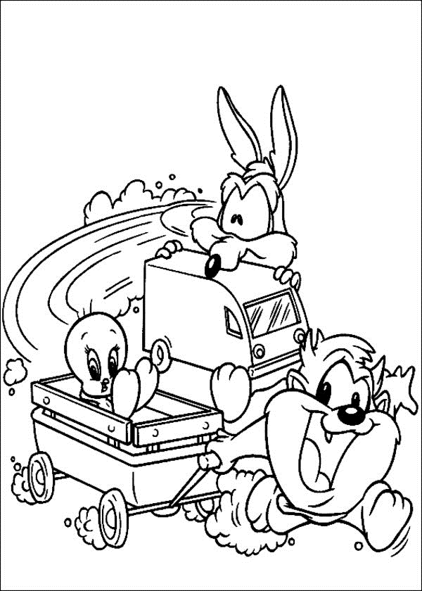 Free printable looney tunes coloring pages for kids