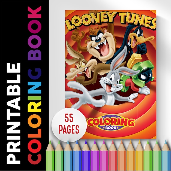 Looney tunes coloring book pages coloring pages printable