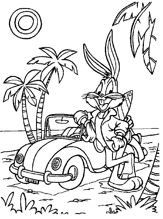 Looney tunes coloring pages to print