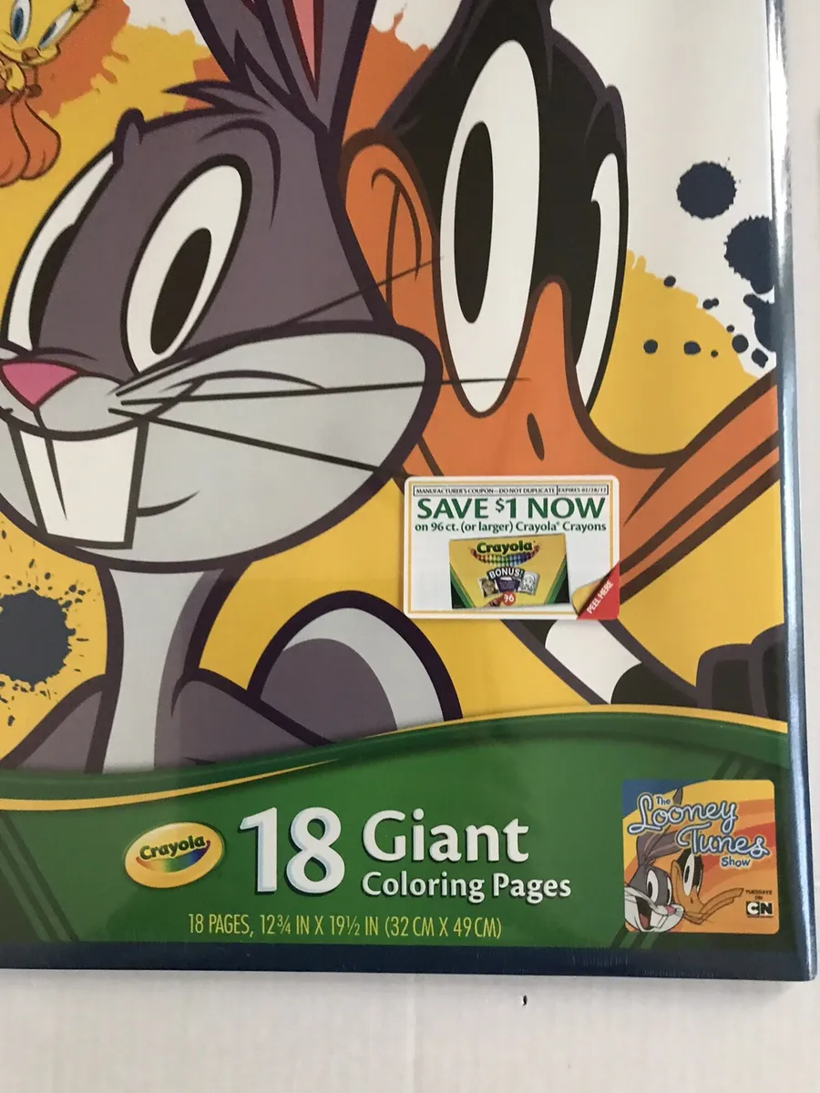 Crayola the looney tunes show giant coloring pages