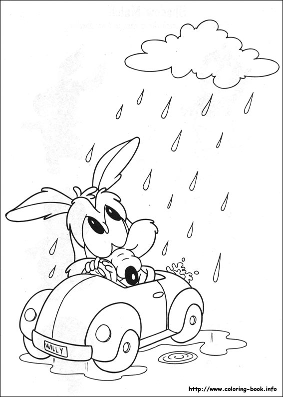 Baby looney tunes coloring picture