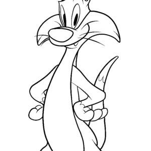 Looney tunes characters coloring pages printable for free download