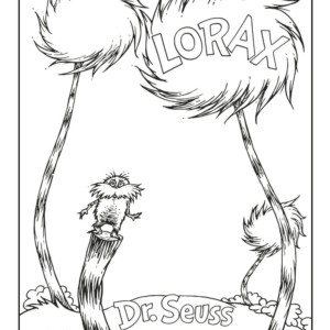 Lorax coloring pages printable for free download