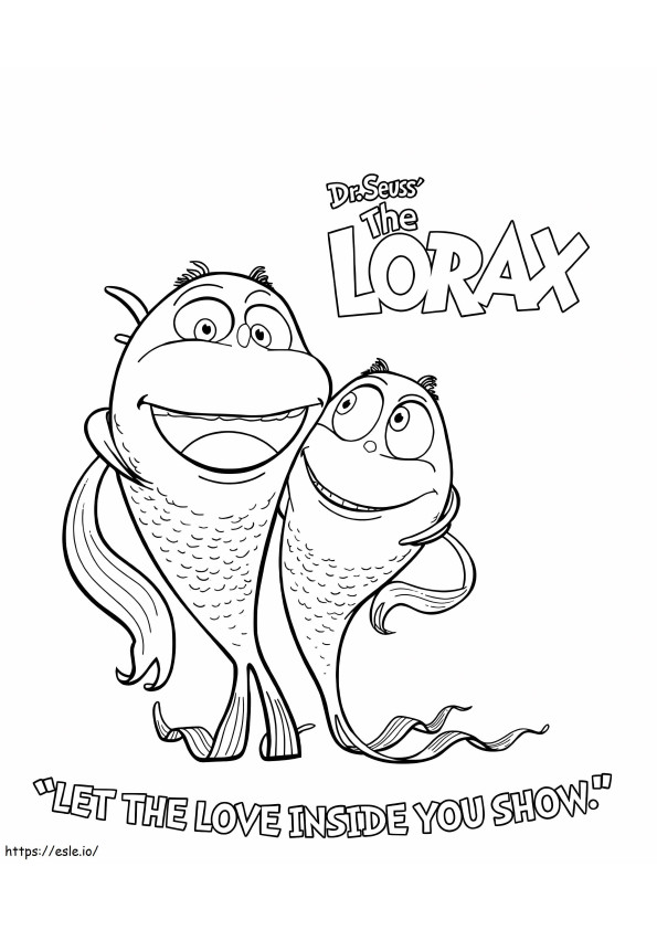 Dr seuss the lorax coloring pages