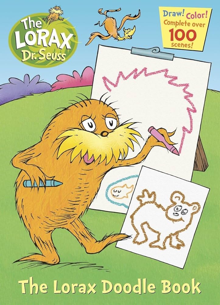 Lorax doodle book t golden books books