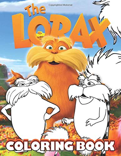 Lorax coloring book lorax amazing coloring books for adult activity book lover gifts by hudson black