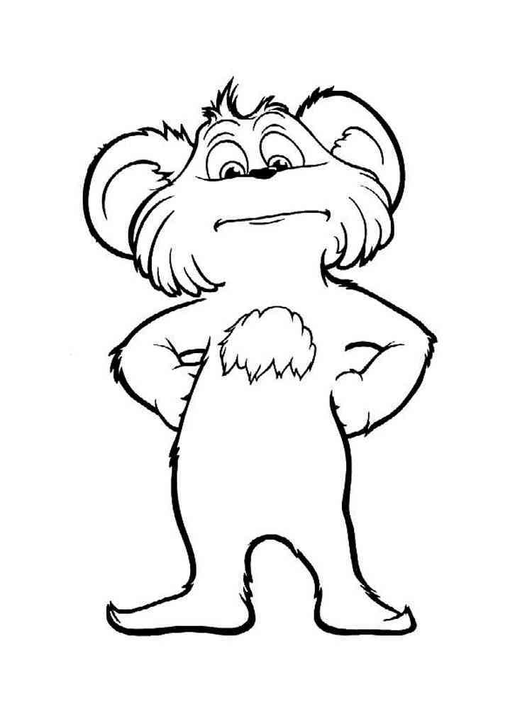 Lorax coloring pages