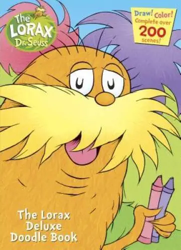 The lorax deluxe doodle book super coloring book