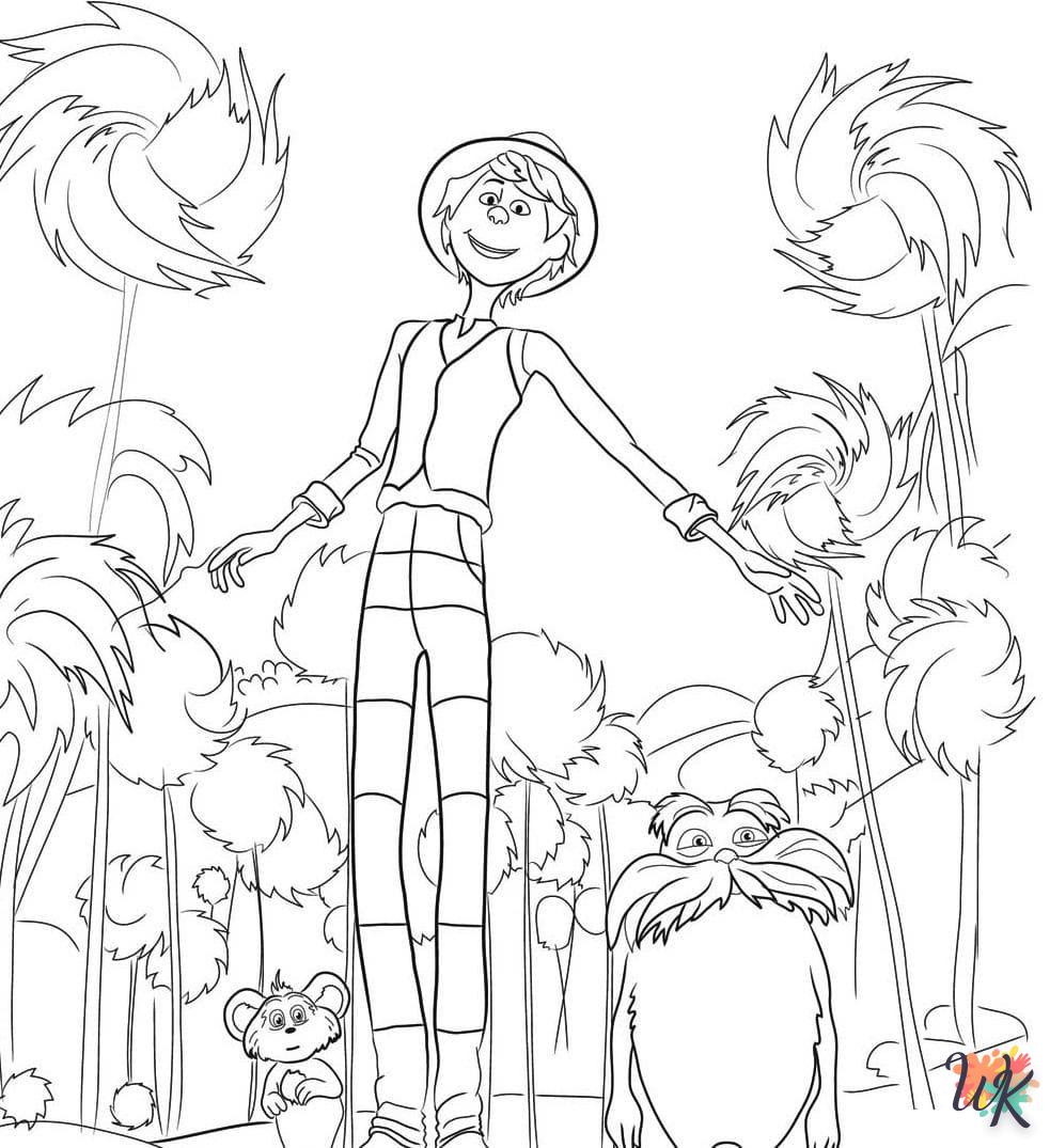 Dibujos para colorear the lorax by dibujosparacolorear on