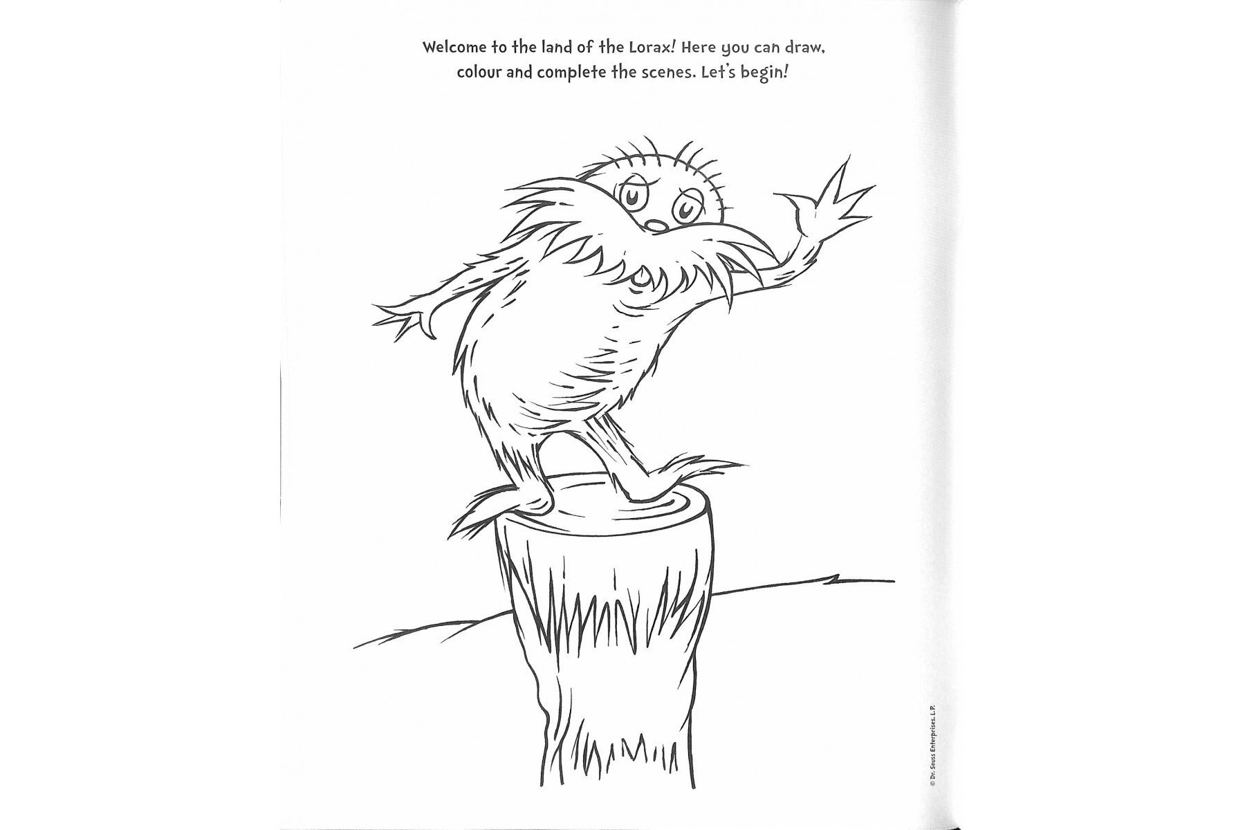 Buy the lorax colour and create dr seuss in kyiv and ukraine