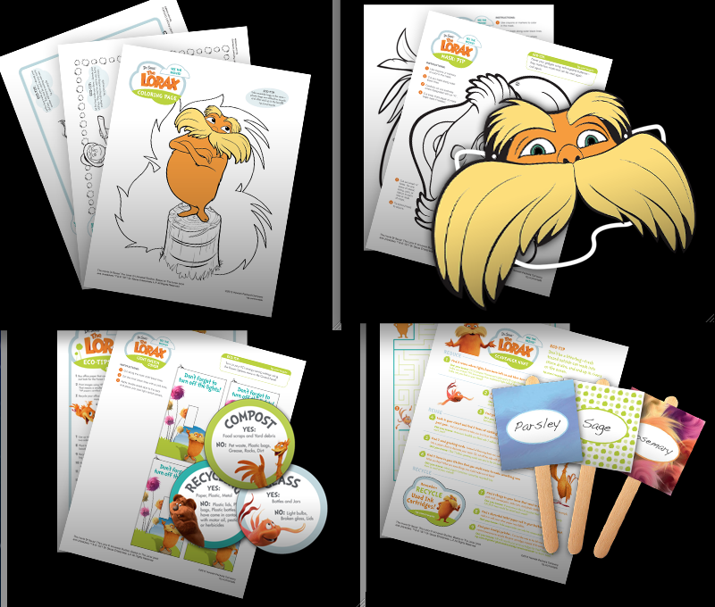 Hp eprintcenter free dr seuss lorax printables masks more