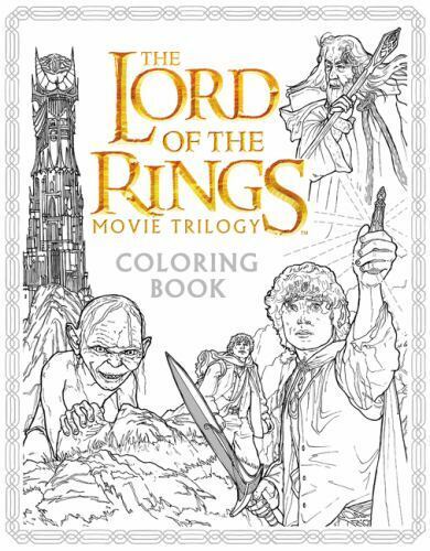 The lord of the rings movie trilogy coloring book a coloring book by j r r tolkien and warner brothers warner brothers studio trade paperback for sale online