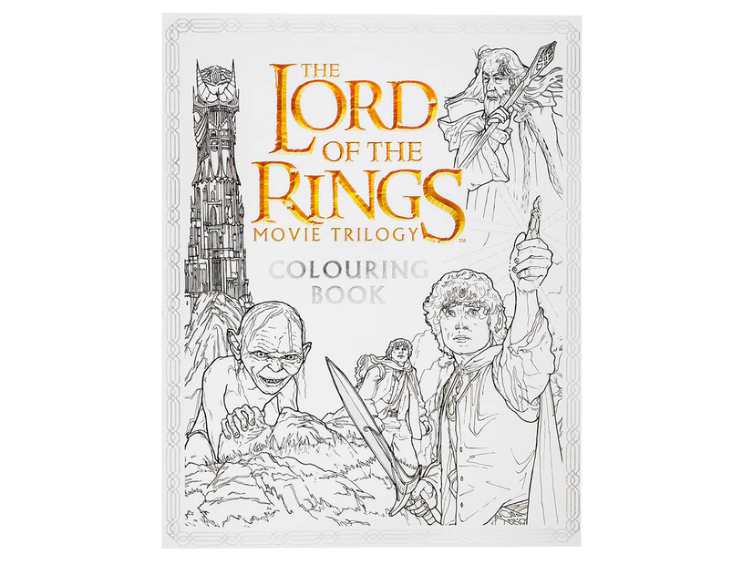 The lord of the rings movie trilogy colouring book m