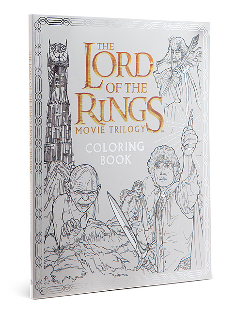 The lord of the rings movie trilogy coloring book