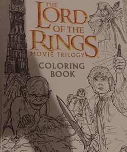 The lord of the rings movie trilogy coloring book by warner brothers warner brothers studio