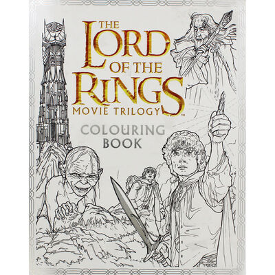 Lord of the rings movie trilogy louring book by harper llins the works