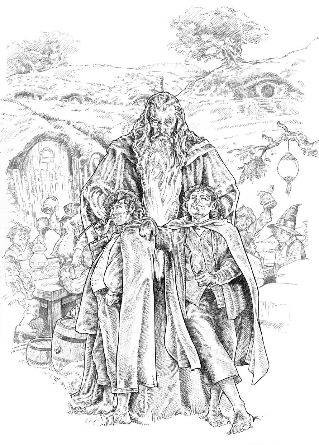 Lord of the rings coloring pages