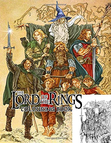 Buy the lord of the rgs colourg book perfect gift for adult fan that love lotr trilogy movie with over fantasy colourg pages high