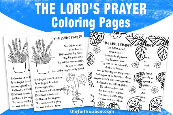 Prayer coloring pages free printables