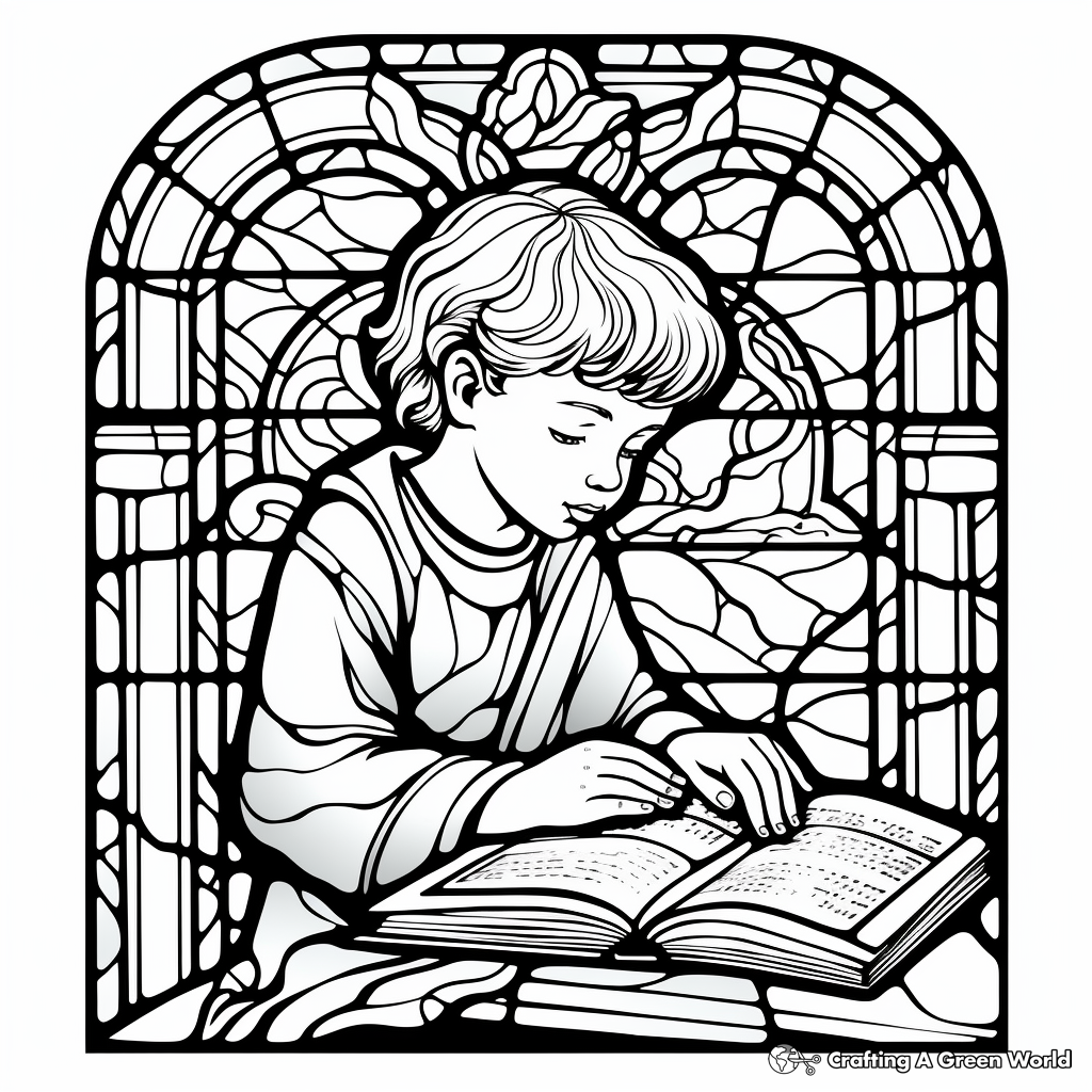 Lords prayer coloring pages