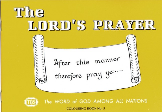 The lords prayer coloring book