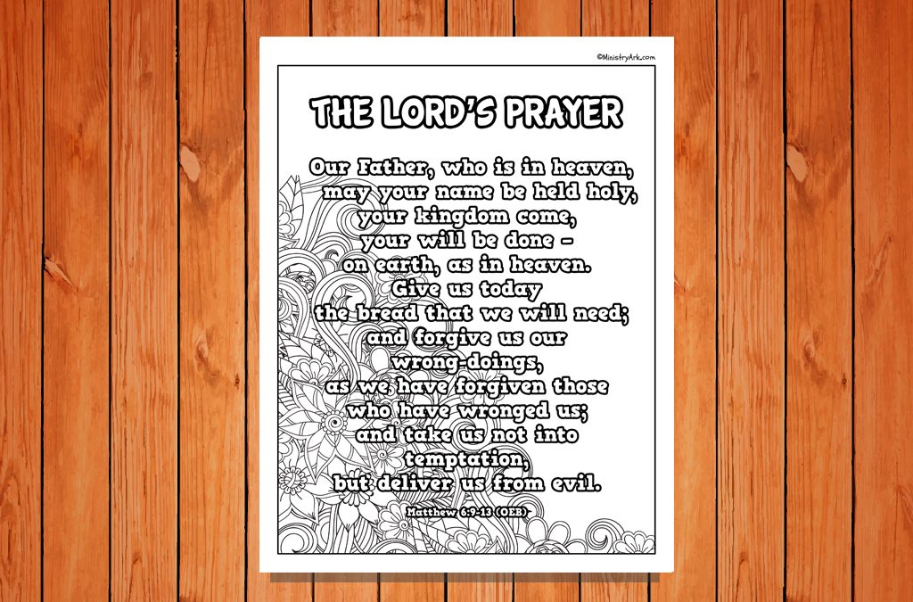 The lords prayer poster printable â